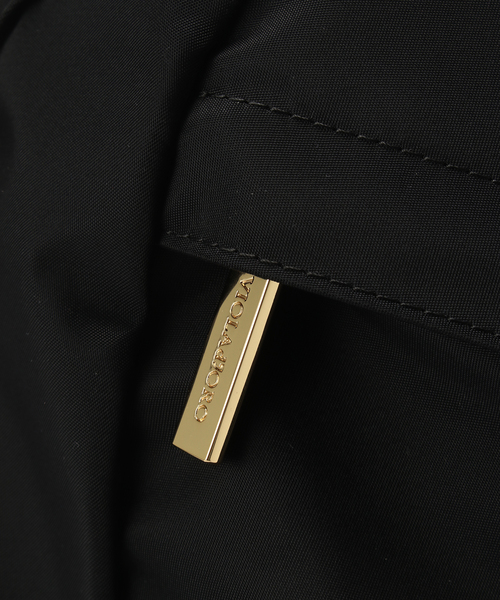 La TOTALITE(ラトータリテ)の「VIOLAd’ORO / ヴィオラドーロ バイヤスポケット ナイロンリュック(バックパック/リュック・レディース・ブラック/ベージュ・FREE)」の14枚目の写真