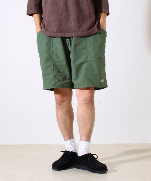 FREDY MAC（フレディーマック）の「【FREDYMAC】ハウスロゴ刺繍入りナイロンショーツ（ユニセックス対応）（その他パンツ・メンズ・カーキ/ブラック/オレンジ/ネイビー・M/L）」の6枚目の写真