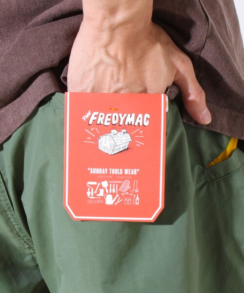 FREDY MAC（フレディーマック）の「【FREDYMAC】ハウスロゴ刺繍入りナイロンショーツ（ユニセックス対応）（その他パンツ・メンズ・カーキ/ブラック/オレンジ/ネイビー・M/L）」の12枚目の写真