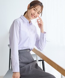 Honeys（ハニーズ）の「【らくらくアイロン】らくらくスキッパーシャツ（ビジネスシャツ）」