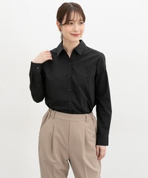 【らくらくアイロン】らくらくスキッパーシャツ