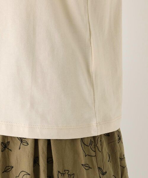 one'sterrace(ワンズテラス)の「エンザイム加工 ハイネック5分袖プルオーバー(Tシャツ/カットソー・レディース・グリーン系その他6/ブラック系8/アイボリー系8/ベージュ系9・02)」の11枚目の写真