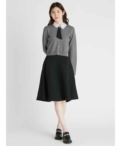 CELFORD(セルフォード)の「デタッチャブル総針カーディガン(カーディガン/ボレロ・レディース・チャコールグレー/サックスブルー/ブラック/モカ/レッド・36/38)」の21枚目の写真