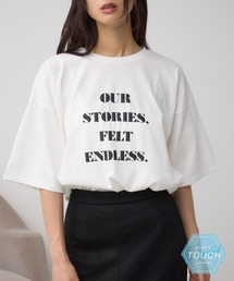 C/TラウンドヘムTシャツ