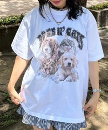 Candy Stripper（キャンディストリッパー）の「DOGS N' CATS ROCK Tシャツ（Tシャツ/カットソー）」