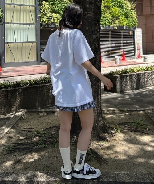 Candy Stripper（キャンディストリッパー）の「DOGS N' CATS ROCK Tシャツ（Tシャツ/カットソー・レディース・ライトブルー/オフホワイト/ブラック・FREE）」の14枚目の写真
