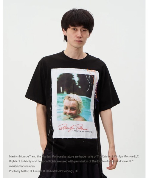 DISCOVERED(ディスカバード)の「DISCOVERED MARILYN MONROE TEE (POOL)(Tシャツ/カットソー・メンズ・ホワイト/ブラック・1/2/3/4)」の7枚目の写真