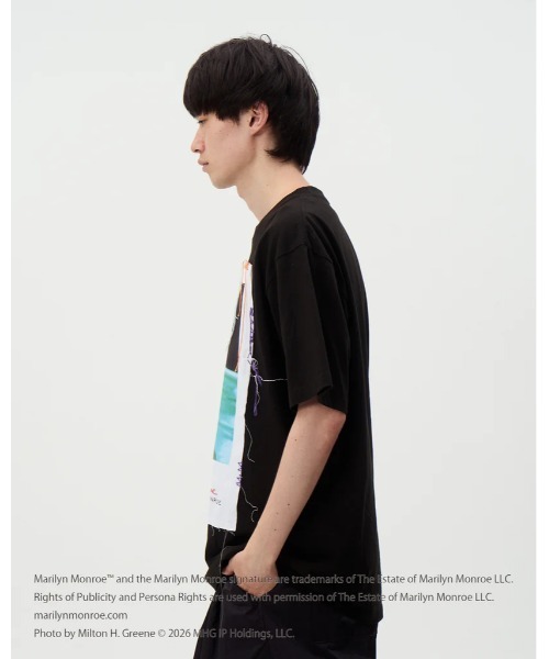DISCOVERED(ディスカバード)の「DISCOVERED MARILYN MONROE TEE (POOL)(Tシャツ/カットソー・メンズ・ホワイト/ブラック・1/2/3/4)」の8枚目の写真