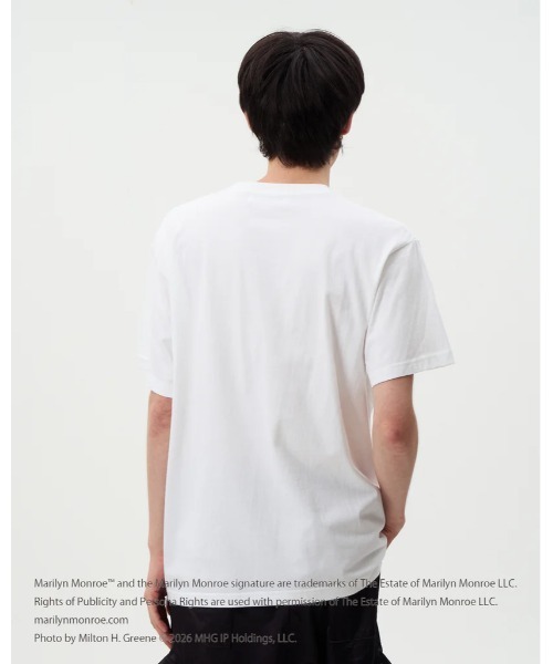 DISCOVERED(ディスカバード)の「DISCOVERED MARILYN MONROE TEE (POOL)(Tシャツ/カットソー・メンズ・ホワイト/ブラック・1/2/3/4)」の5枚目の写真