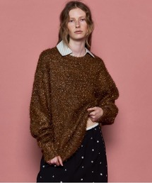 れ*ど様 完売品　メゾンスペシャル ニット　シャツ　ブラウン　02 擬麻ニットポロシャツ(M ブラウン系): メンズ｜メーカーズシャツ鎌倉