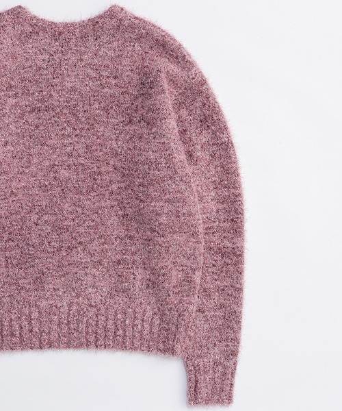 MAISON SPECIAL（メゾンスペシャル）の「Sparkling Knit Pullover/キラキラニットプルオーバー（ニット/セーター・レディース・ブルー/ピンク/ブラウン・FREE）」の16枚目の写真