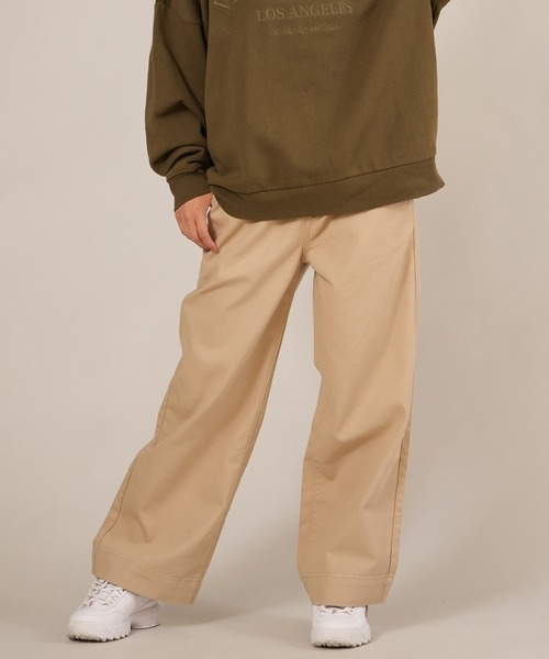 ムラサキスポーツ(ムラサキスポーツ)の「RIKKA FEMME/リッカファム ロンパン RF25FW12(その他パンツ・レディース・ベージュ/サックスブルー/ブラック・FREE)」の1枚目の写真