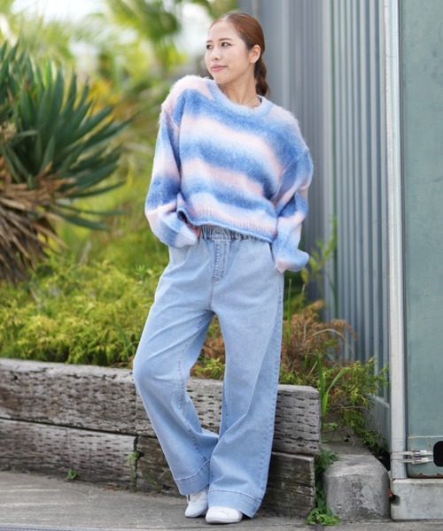 ムラサキスポーツ(ムラサキスポーツ)の「RIKKA FEMME/リッカファム ロンパン RF25FW12(その他パンツ・レディース・ベージュ/サックスブルー/ブラック・FREE)」の20枚目の写真