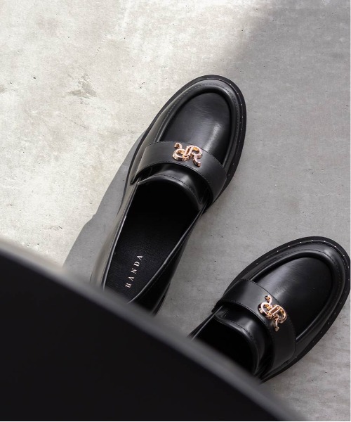 セール】モノグラムスタッズボリュームローファー（ローファー