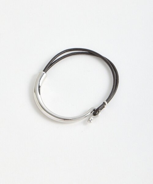 RIVE DROITE（リヴドロワ）の「【程よい存在感】コードバングル（バングル/リストバンド・レディース・キャメル/ダークブラウン・FREE）」の8枚目の写真