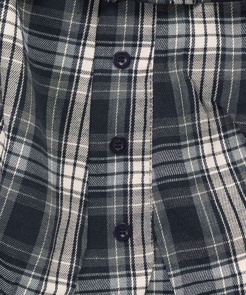 3.3 Field Trip （3.3フィールドトリップ）の「3.3 Field Trip／チェックオフショルブラウス（シャツ/ブラウス・レディース・ネイビー/ブラウン/レッド・FREE）」の14枚目の写真