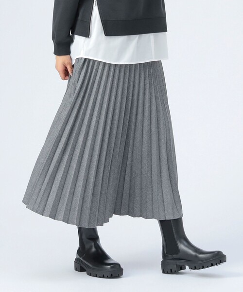セール】ウールライク プリーツスカート（スカート）｜BEAMS HEART