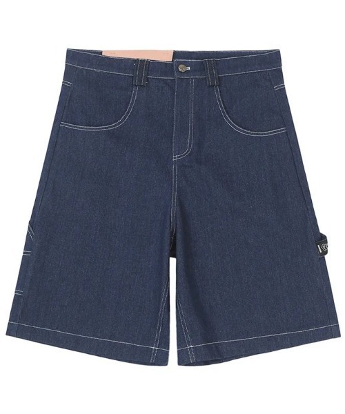 VIBGYOR（ヴィブジョー）の「デニムハーフパンツ/90sスタイル/Y2K(NEZ)（デニムパンツ・メンズ・ブルー/ブラック・FREE）」の3枚目の写真