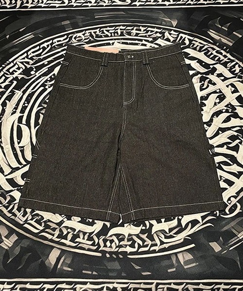 VIBGYOR（ヴィブジョー）の「デニムハーフパンツ/90sスタイル/Y2K(NEZ)（デニムパンツ・メンズ・ブルー/ブラック・FREE）」の6枚目の写真