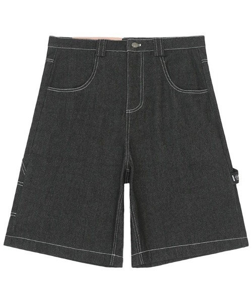 VIBGYOR（ヴィブジョー）の「デニムハーフパンツ/90sスタイル/Y2K(NEZ)（デニムパンツ・メンズ・ブルー/ブラック・FREE）」の7枚目の写真