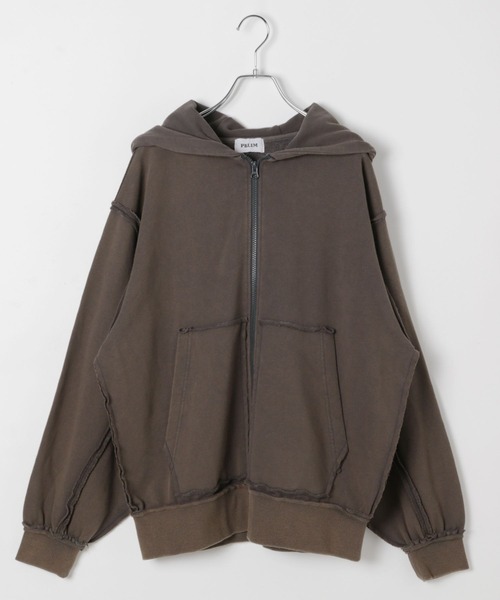 PBLIM(ページボーイリム)の「《UNISEX》リメイクフウジップパーカー(パーカー・レディース・チャコールグレー/ピンク/イエロー・SMALL/MEDIUM)」の11枚目の写真