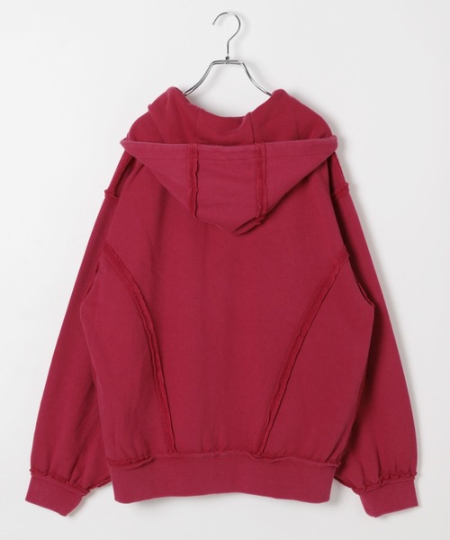 PBLIM(ページボーイリム)の「《UNISEX》リメイクフウジップパーカー(パーカー・レディース・チャコールグレー/ピンク/イエロー・SMALL/MEDIUM)」の9枚目の写真