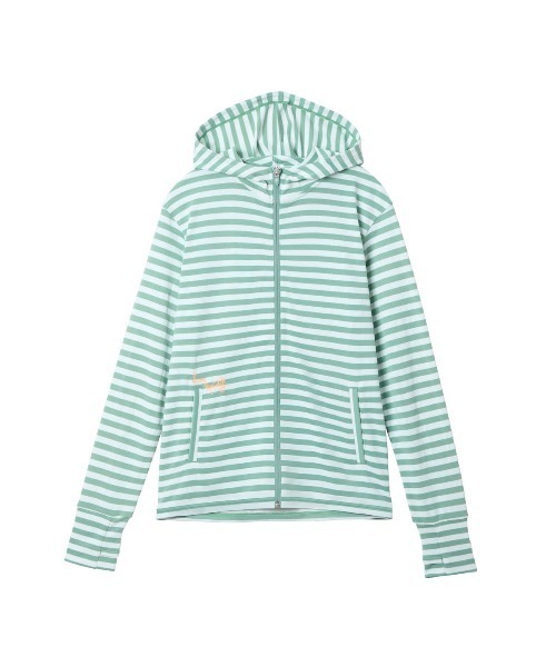 le coq sportif（ルコックスポルティフ）の「【ルコックスポルティフ】水陸両用 UVカットフルジップ遮熱パーカー（その他アウター・レディース・ブルー系/グリーン系・S/M/L/XL）」の3枚目の写真