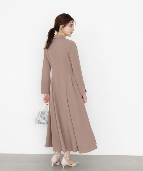 PROPORTION BODY DRESSING（プロポーションボディドレッシング）の「オータムタックシャツワンピース / 1215240901（ワンピース・レディース・ダークグレー/ベージュ/ブラウン系その他・P/S/MEDIUM）」の17枚目の写真