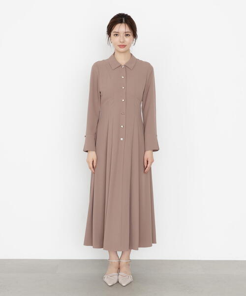PROPORTION BODY DRESSING（プロポーションボディドレッシング）の「オータムタックシャツワンピース / 1215240901（ワンピース・レディース・ダークグレー/ベージュ/ブラウン系その他・P/S/MEDIUM）」の21枚目の写真