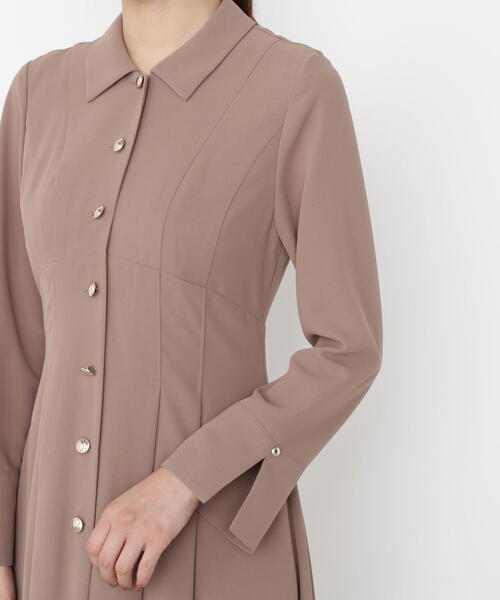 アパルトモン BACK POCKET SHIRTS ワンピース ブラウン L'Appartement（アパルトモン）の「◇BACK POCKET シャツ
