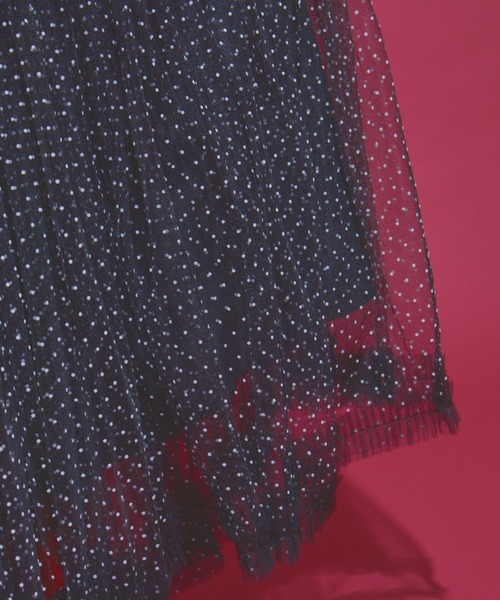 manana suerte（マニャーナスエルテ）の「DOTボリュームチュールスカート（スカート・レディース・アイボリー/ブラック・FREE）」の12枚目の写真