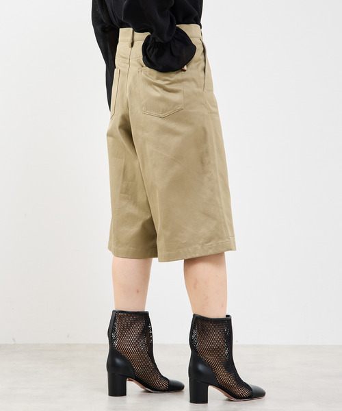 SOFFITTO(ソフィット)の「ダブルニーハーフパンツ(その他パンツ・レディース・ブラック/ベージュ・S/M)」の8枚目の写真