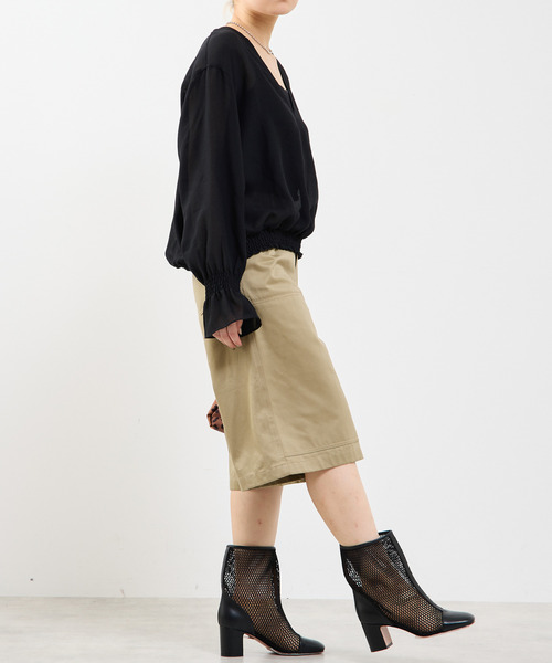 SOFFITTO(ソフィット)の「ダブルニーハーフパンツ(その他パンツ・レディース・ブラック/ベージュ・S/M)」の14枚目の写真
