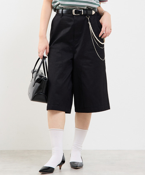 SOFFITTO(ソフィット)の「ダブルニーハーフパンツ(その他パンツ・レディース・ブラック/ベージュ・S/M)」の22枚目の写真