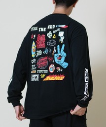 【限定】SANTACRUZ/サンタクルーズ 長袖Tシャツ/ロンT バックプリント 502254404