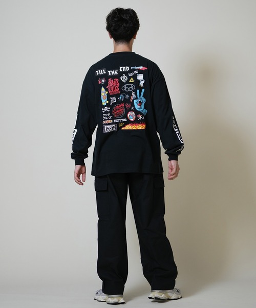 SANTA CRUZ(サンタクルーズ)の「【限定】SANTACRUZ/サンタクルーズ 長袖Tシャツ/ロンT バックプリント 502254404(Tシャツ/カットソー・メンズ・ホワイト/ライトブラック/オレンジ・XL/L/M)」の14枚目の写真