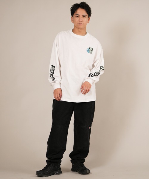 SANTA CRUZ(サンタクルーズ)の「【限定】SANTACRUZ/サンタクルーズ 長袖Tシャツ/ロンT バックプリント 502254404(Tシャツ/カットソー・メンズ・ホワイト/ライトブラック/オレンジ・XL/L/M)」の7枚目の写真
