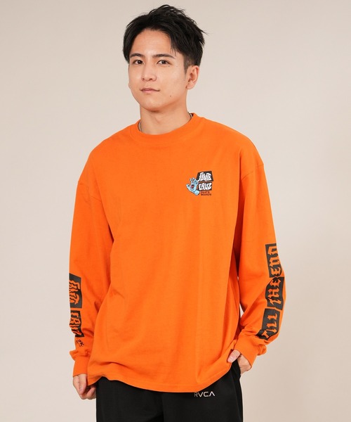 SANTA CRUZ(サンタクルーズ)の「【限定】SANTACRUZ/サンタクルーズ 長袖Tシャツ/ロンT バックプリント 502254404(Tシャツ/カットソー・メンズ・ホワイト/ライトブラック/オレンジ・XL/L/M)」の16枚目の写真