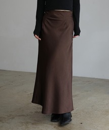INTER FACTORY（インターファクトリー）の「mayu - サテンナロースカート made in INTER FACTORY（スカート）」