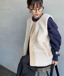 Barbour | [Barbour/バブアー]  DULSIE LINER  テディフリース ライナー ボアベスト(ベスト)