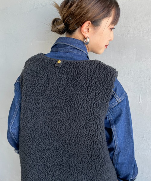 Barbour/バブアー] DULSIE LINER テディフリース ライナー ボアベスト