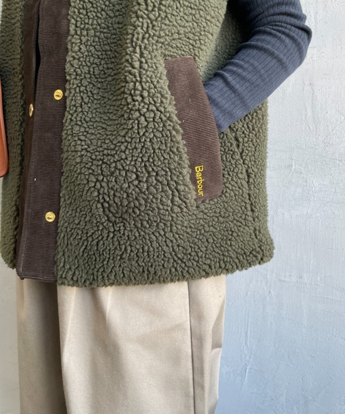 Barbour/バブアー] DULSIE LINER テディフリース ライナー ボアベスト