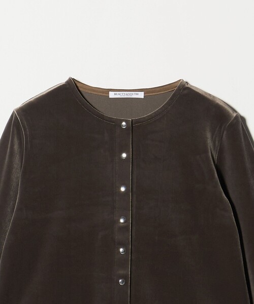 ベロアコンパクト カーディガン（カーディガン/ボレロ）｜BEAUTY&YOUTH