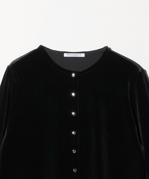 ベロアコンパクト カーディガン（カーディガン/ボレロ）｜BEAUTY&YOUTH