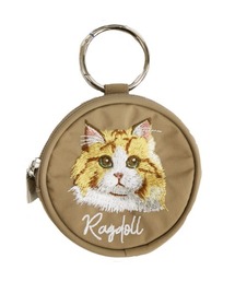 and it_（アンドイット）の「アニマル刺繍丸ポーチ（ポーチ）」