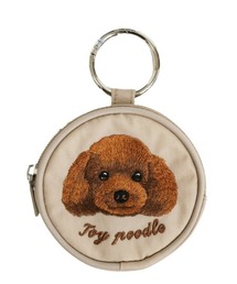 and it_（アンドイット）の「アニマル刺繍丸ポーチ（ポーチ）」