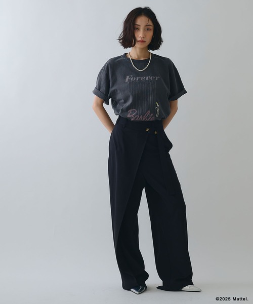ELLEgirl(エルガール)の「《Barbie×ELLEgirl》 ICONロゴTシャツ(Tシャツ/カットソー・レディース・オフホワイト/チャコール・FREE)」の16枚目の写真
