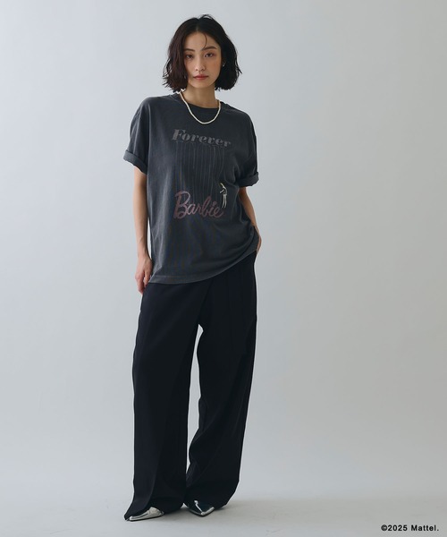 ELLEgirl(エルガール)の「《Barbie×ELLEgirl》 ICONロゴTシャツ(Tシャツ/カットソー・レディース・オフホワイト/チャコール・FREE)」の11枚目の写真