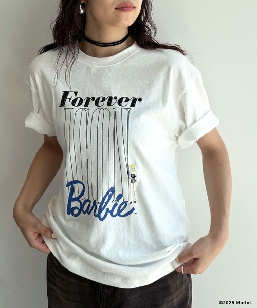 ELLEgirl(エルガール)の「《Barbie×ELLEgirl》 ICONロゴTシャツ(Tシャツ/カットソー・レディース・オフホワイト/チャコール・FREE)」の18枚目の写真