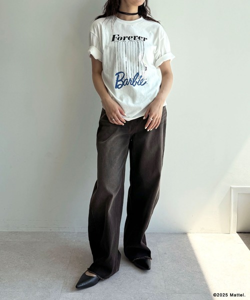 ELLEgirl(エルガール)の「《Barbie×ELLEgirl》 ICONロゴTシャツ(Tシャツ/カットソー・レディース・オフホワイト/チャコール・FREE)」の21枚目の写真